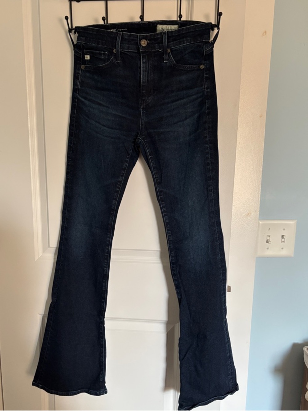 Ag Adriano Goldschmied Farrah Boot, Dark Indigo